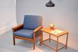 Vintage teak low back CAPELLA armchair design by Illum Wikkelso - view 2