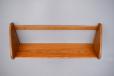 Vintage wall-mounted oak bookshelf - view 6