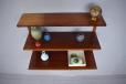 Danish design 3 Shelf wall system in vintage rosewood - view 6