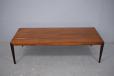 Vintage Danish design rectangular coffee table in rosewood - view 4