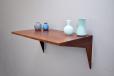 1965 design spare CADO shelves in vintage santos rosewood