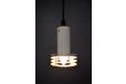 vintage white pendant light mde by danish lighting company for sale