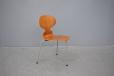 Vintage Arne Jacobsen design ANT chair in teak ply with 3 legs