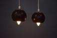 Vintage E. S Horn twin globe pendant light - view 6