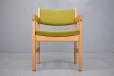 vintage getama armchair in green fabric upholstery for sale