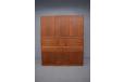 Vintage teak wall unit produced by plan mobelfabrik denmark