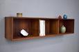 1960s Danish design wall unit in vintage honduran rosewood for sale