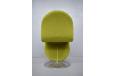 Midcentury modern design system 123 easy chair on silver swivel base produced by Fritz Hansen