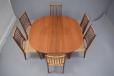 1960s vintage teak dining table produced by Danish Cabinetmaker