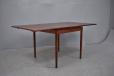 Vintage Danish dining table in rosewood with 2 sliding leaves