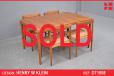 Vintage teak BRAMIN dining suite | Henry W Klein design - view 1