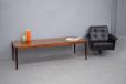 Vintage Danish design rectangular coffee table in rosewood - view 2