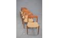 J L Mollers Mobelfabrik produced teak dining chair - 1954 niels moller design