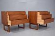 Pair of model MK500 drawers designed 1960 by Arne hovmand olsen