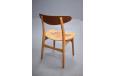 The CH30 dining chair with refurbished oak and teak frame in great condition