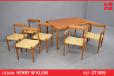 Henry W Klein design dining table and chairs set | BRAMIN - view 1