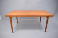 Mogens Kold teak dining table designed 1960s by Mogens Kold