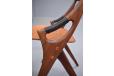 Set of 10 vintage teak model 71 dining chairs designed 1959 by Arne Hovmand Olsen for Mogens Kold