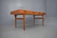 Vintage teak 4 drawer desk model 93/4 designed by Nanna & Jorgen Ditzel