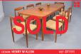 Henry W Klein design teak dining suite | BRAMIN - view 1