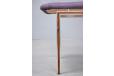 Vintage Danish design bench in rosewood and steel - view 8