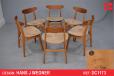 Hans J Wegner design 6 x CH30 dining chairs - Vintage oak  - view 1