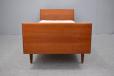 Vintage teak single bedframe made by Danish Cabinetmaker in the 1960s