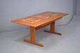 Ansager Mobelfabrik teak dining table with tiled top produced 1980s