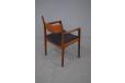 Midcentury teak desk chair made by Bjerringbro stolefabrik