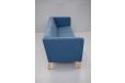 Model EJ380 sofa in blue upholstery designed by Erik Ole Jorgensen