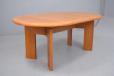 midcentury danish design cherry wood dinign suite with extending dining table for sale