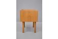 Midcentury design light oak bedside cabinet for sale | Hans Wegner Design