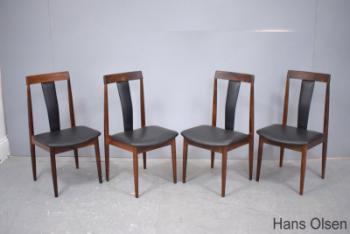 Black vinyl deals dining chairs