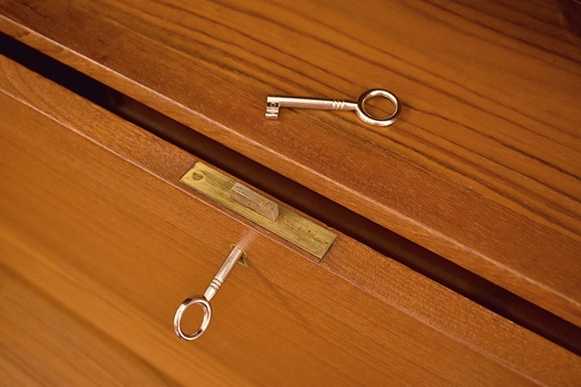 Replacement key for CADO and ROYAL cabinets