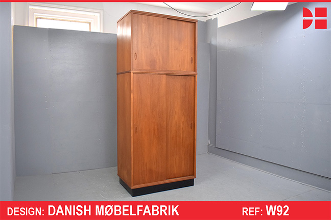 Vintage teak 2 door wardrobe | Danish Mobelfabrik