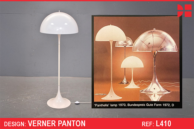 PANTHELLA floor lamp designed by Verner Panton