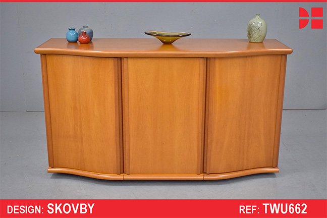 3-door cherry sideboard produced by SKOVBY