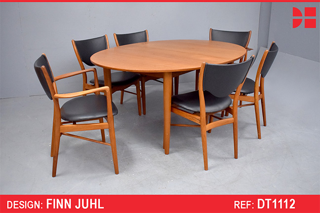 Vintage teak dining suite design by Finn Juhl | Bovirke