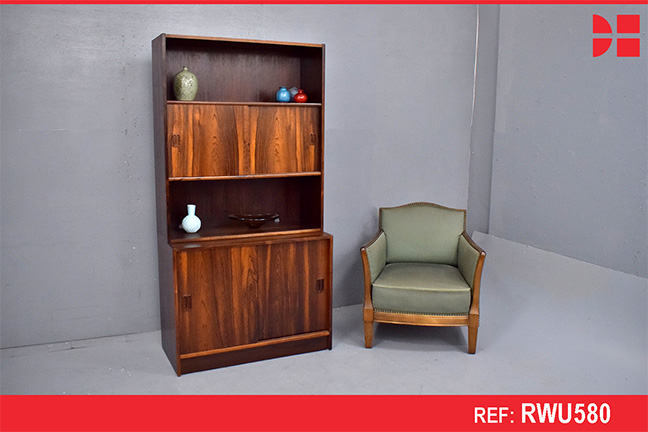 Vintage 2-piece wall unit in rosewood