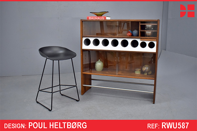 Vintage rosewood dry-bar designed by Poul Heltborg | Model HM3