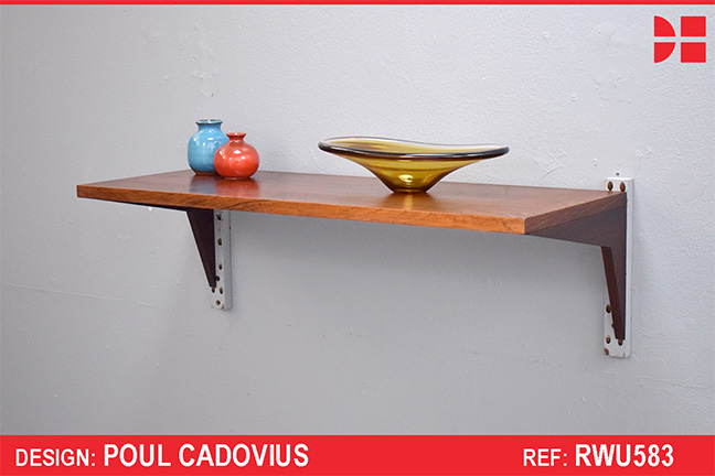 Vintage Santos rosewood CADO shelves - 30cm x 80cm